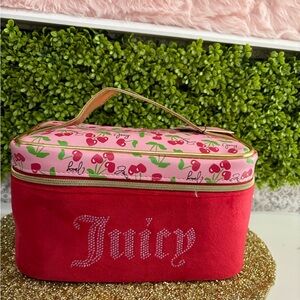 Juicy couture cherry cosmetics bag